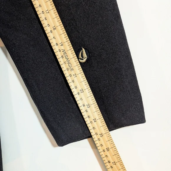 Vintage Michel Beaudouin Double-Breasted Navy Pea Coat Size 48 RARE - Picture 12 of 16